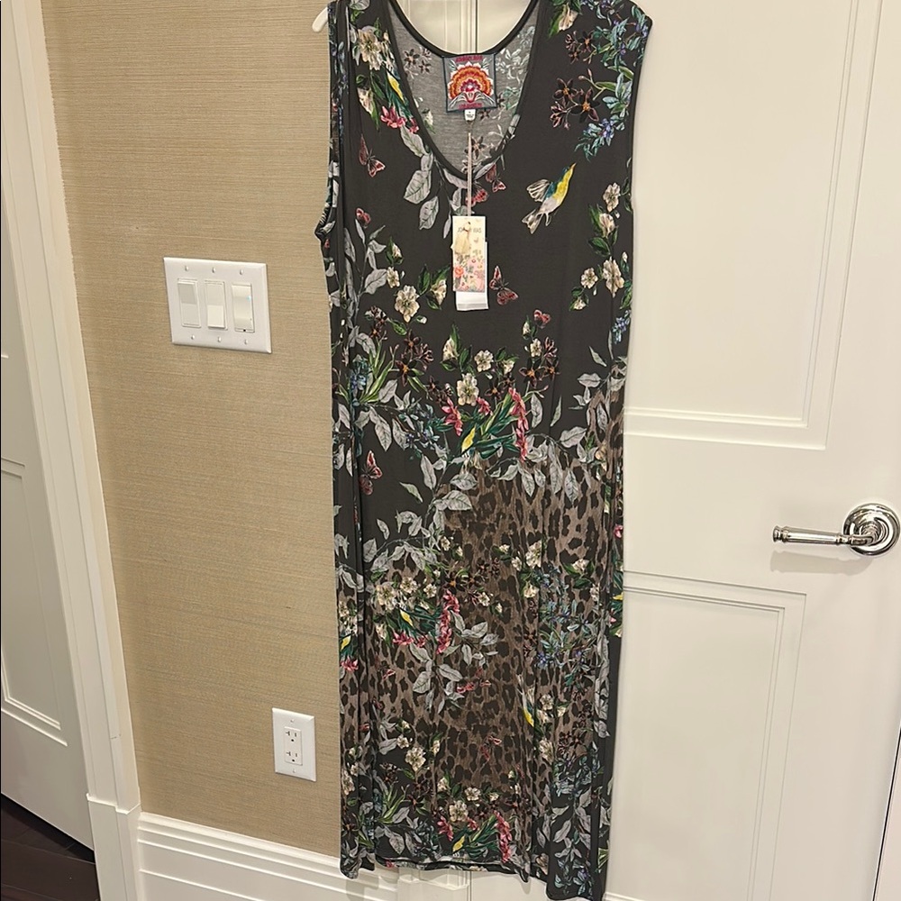 Johnny Was Butterfly and Floral Dress